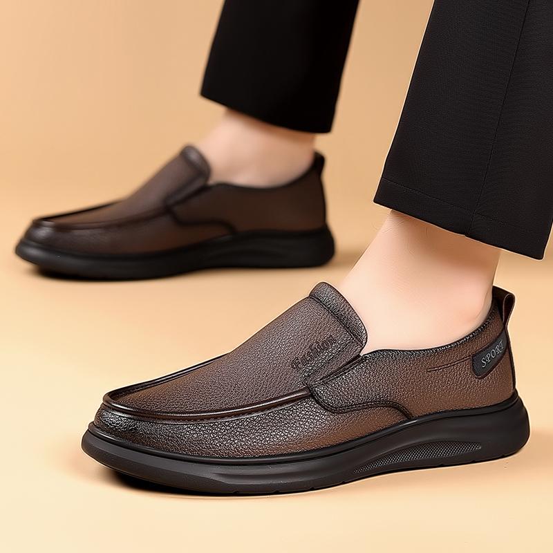 Fashion New Handmade Leather Casual Men Shoes Design Sneakers Man Breathable Leather Shoes Men Outdoor Sneakers