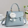 Fashion Large Capacity Pu Handbag For Casual Travel With Inner Zipper Pocket