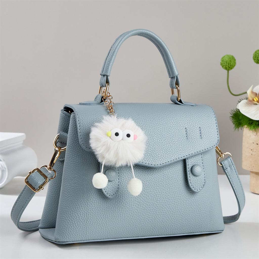 Fashion Large Capacity Pu Handbag For Casual Travel With Inner Zipper Pocket