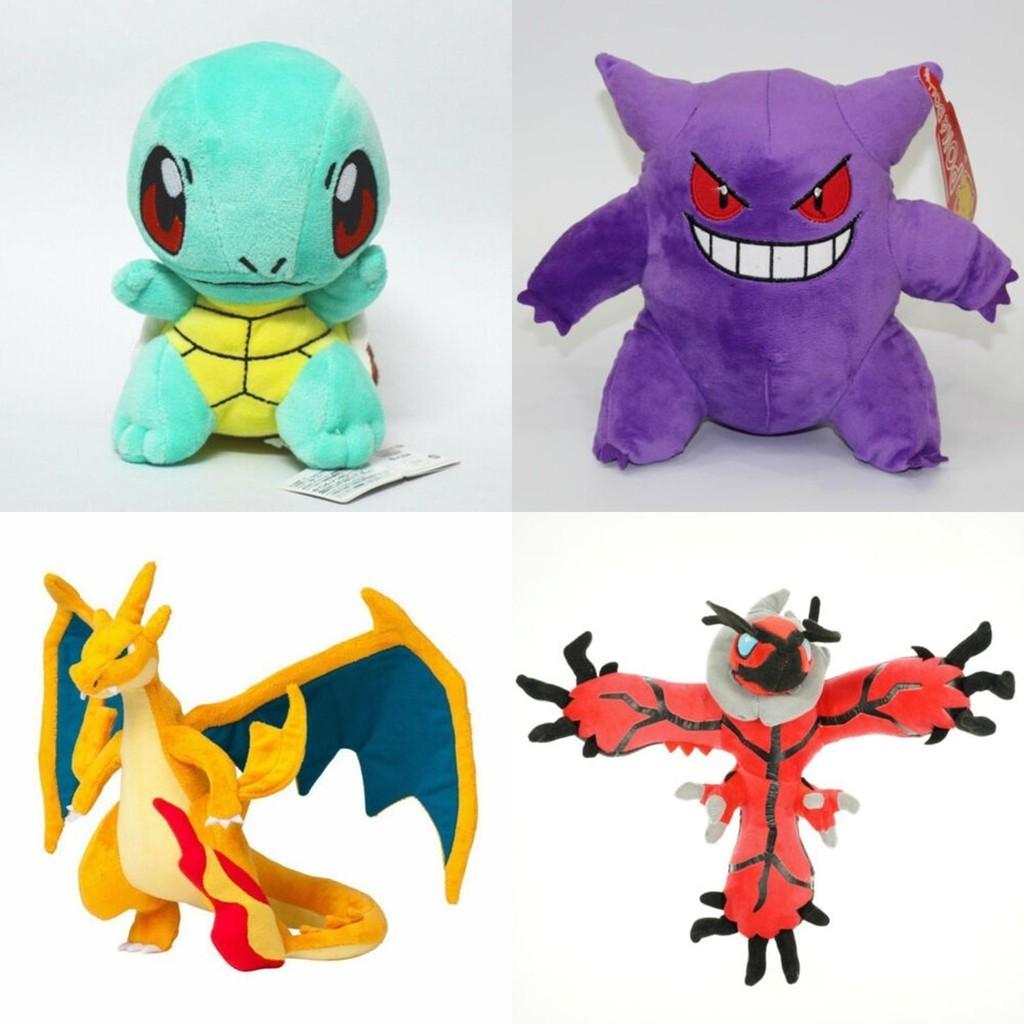 Pokemon Go Pikachu Eevee Squirtle Pelúcia Brinquedo de Pelúcia Macio e Adorável Bonecos de Pelúcia Para Crianças Decoração Perfeita para Quarto