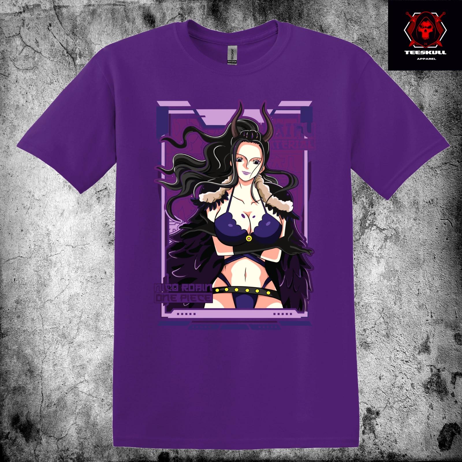 Nico Robin One Piece Anime Character Manga Unisex Premium Graphic T-Shirt L
