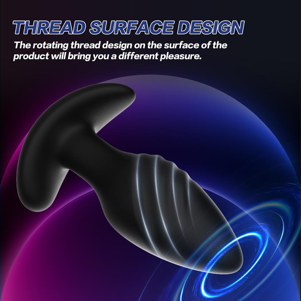 Light-up Rose Vibrating Anal Butt Plug With12 Frequency Vibration Remote Control Anal Plug Massager Vibrators Sex Toys for Adult