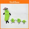 Adorabil Secret Staycation Edamame Familie Peluș Jucărie Moale Verde Umplută Pentru Copii