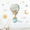 Removable Cute Giraffe Hot Air Balloon Wall Stickers for Kids Room Baby Room Decor Home Decoration Wall Decals Animal Art Murals
