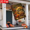 2D Flat - 2D Flat Autumn Thanksgiving Pumpkin Bird Garden Flag (2) 4 (3)  Outdoor Garden Flag Double-Sided Home Decoration Courtyard Decoration Outdoo