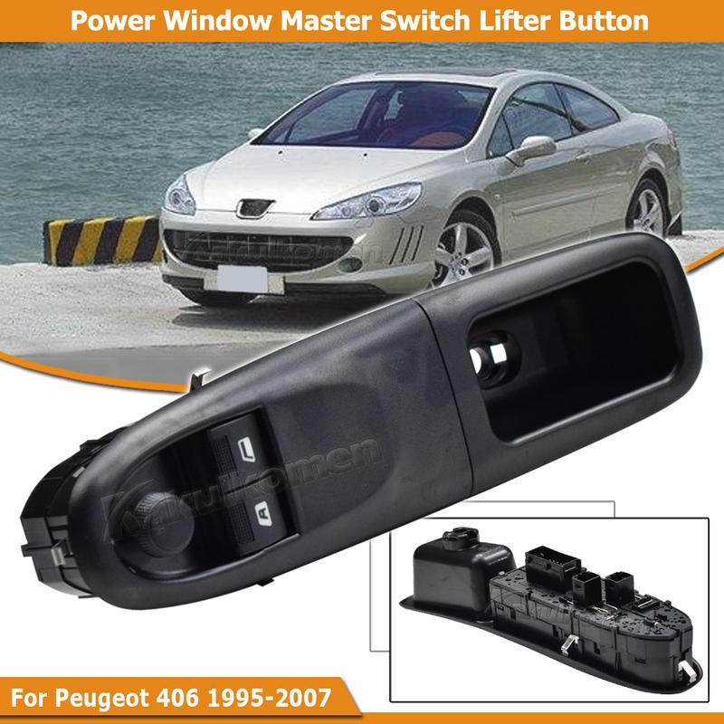 High Quality Power Window Master Switch Glass Lifter Contrl Button Orange Lamp For Peugeot 406 1995 1996-2007 6552.YX 6552YX