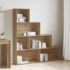 VidaXL Bookcase Artisan Oak 157x24x160 Cm Engineered Wood, Bookcase, Book Furniture, Storage Cabinet, 855889