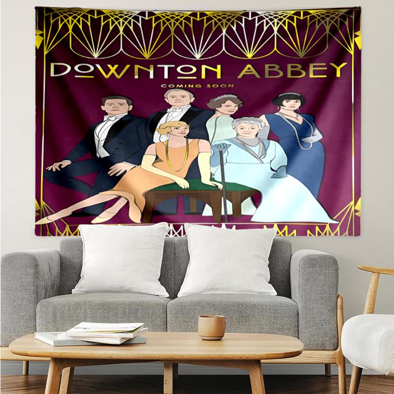 Downton Abbey Characters Quick-Dry Tapestry Hanging for Bedroom,Livingroom, Playroom,Decor Art Room Wall Tapestry Holiday and Birthday Gifts