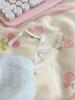 Koreanischer Stil Cartoon Herz Reine Baumwolle Spitze Bettwäsche-Set - Mädchenhaftes Wohnheim 4-teilig, 1,8 m