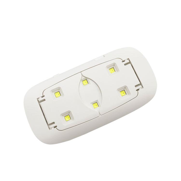 Mini Lamps Nail Supply  Private Label Rechargeable Micro Usb Wired Gel Uv Led Cord Nail Lamp for Gel Nail Sticker