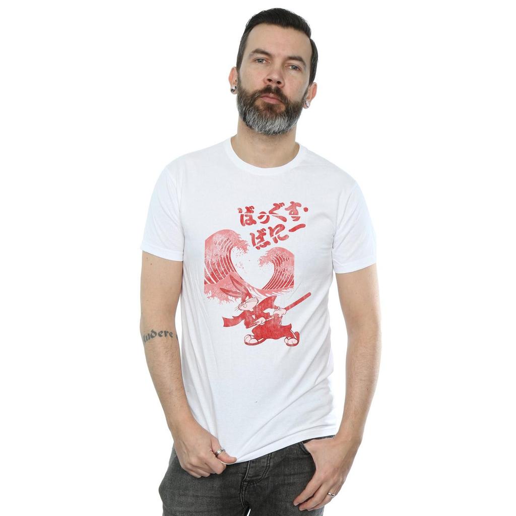 Looney Tunes Mens Bugs Bunny Shogun T-Shirt