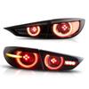 Japanese Style LED Sequential Turn Signal for 14-23 Mazda 3 Axela Taillights.