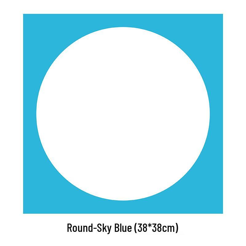 Children's Art Craft Cardstock: 20 Sheets of Colored, Thick, Square Paper with Round Borders