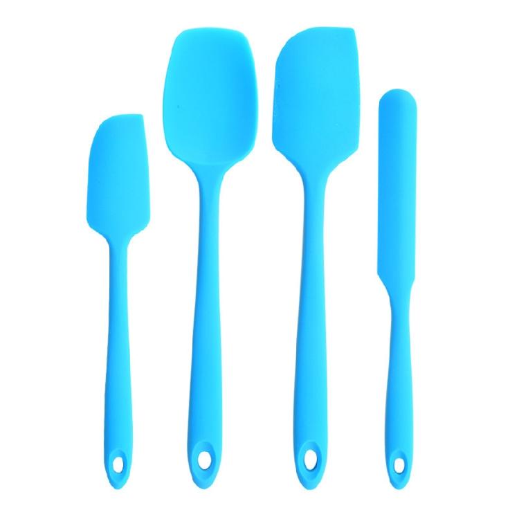 4-piece Silicone Spatula Set Baking Gadgets Cake Cream Spatula Silicone Material