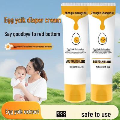 Baby Egg Yolk Diaper Rash Cream for Pregnant Women, Infants, and Children – Prevents Redness and Rash.