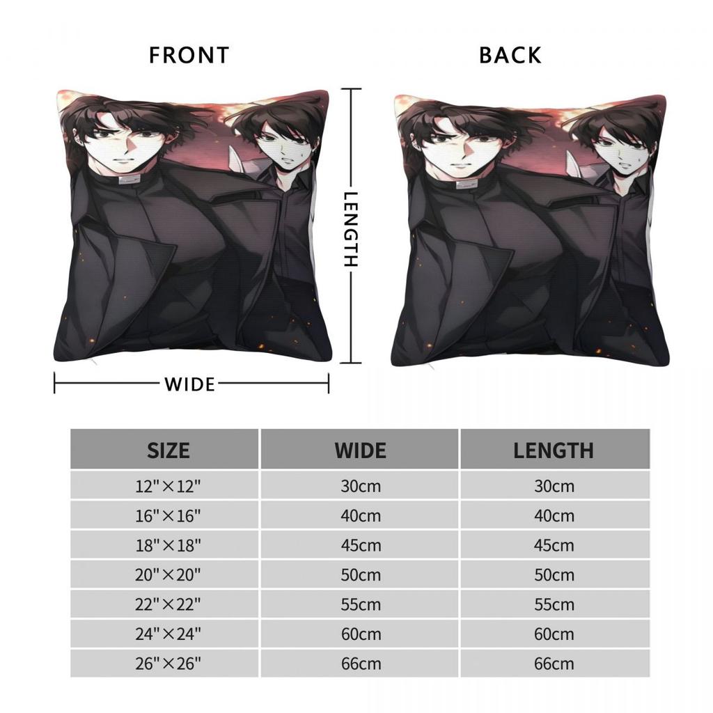 Home Decoration Novel Omniscient Reader Viewpoint Pillowcase Accessories Pillow Cover Zipper Multiple Sizes