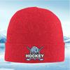 Hockey goalie mask and crossed sticks Men Women Unisex Knitted Hat Beanie Pullover Cap Winter Thermal Warm Christmas Outdoor Cyc
