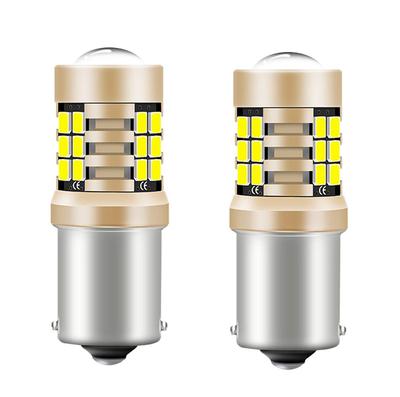 S25 LED Einzel-Rückleuchte, Weiß, 180° Stiftwinkel, Hohe Helligkeit, Integrierter Canbus-Decoder, Rücklicht,