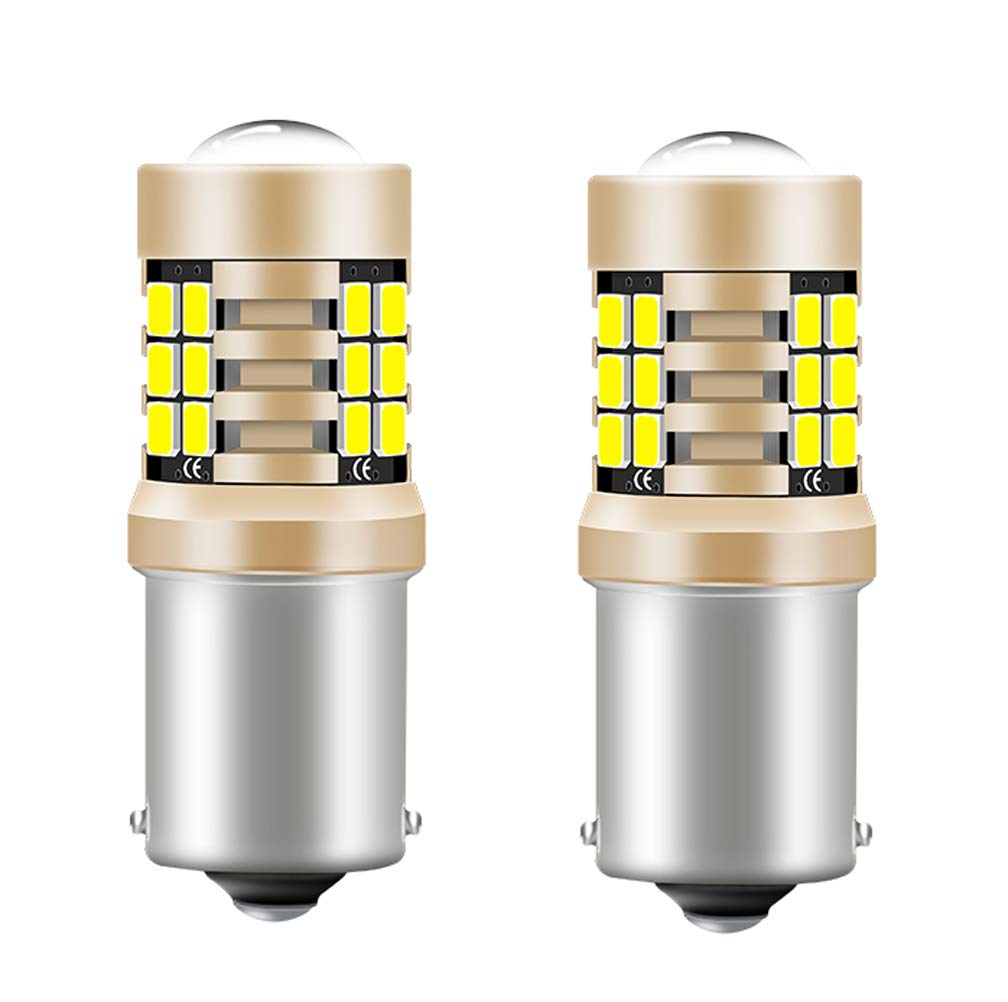 

Светодиодная лампа S25 с одним контактом сзади, Белая, угол расположения контактов 180°, Высокая яркость, Встроенный канселлер, Подсветка, S25 Single 1156 BA15S белый