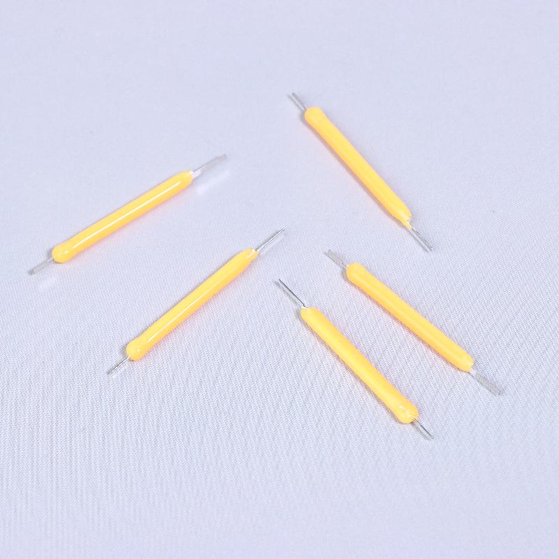 10-Piece COB LED Edison Filament Lamp Set, 26mm, 100mA DC 3V, Spare Accessories for Incandescent Diodes
