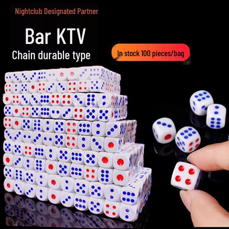 High-Quality Large Mahjong Dice Set with Family Dice Cup for Entertainment Standard Dice #13 - 1 piece