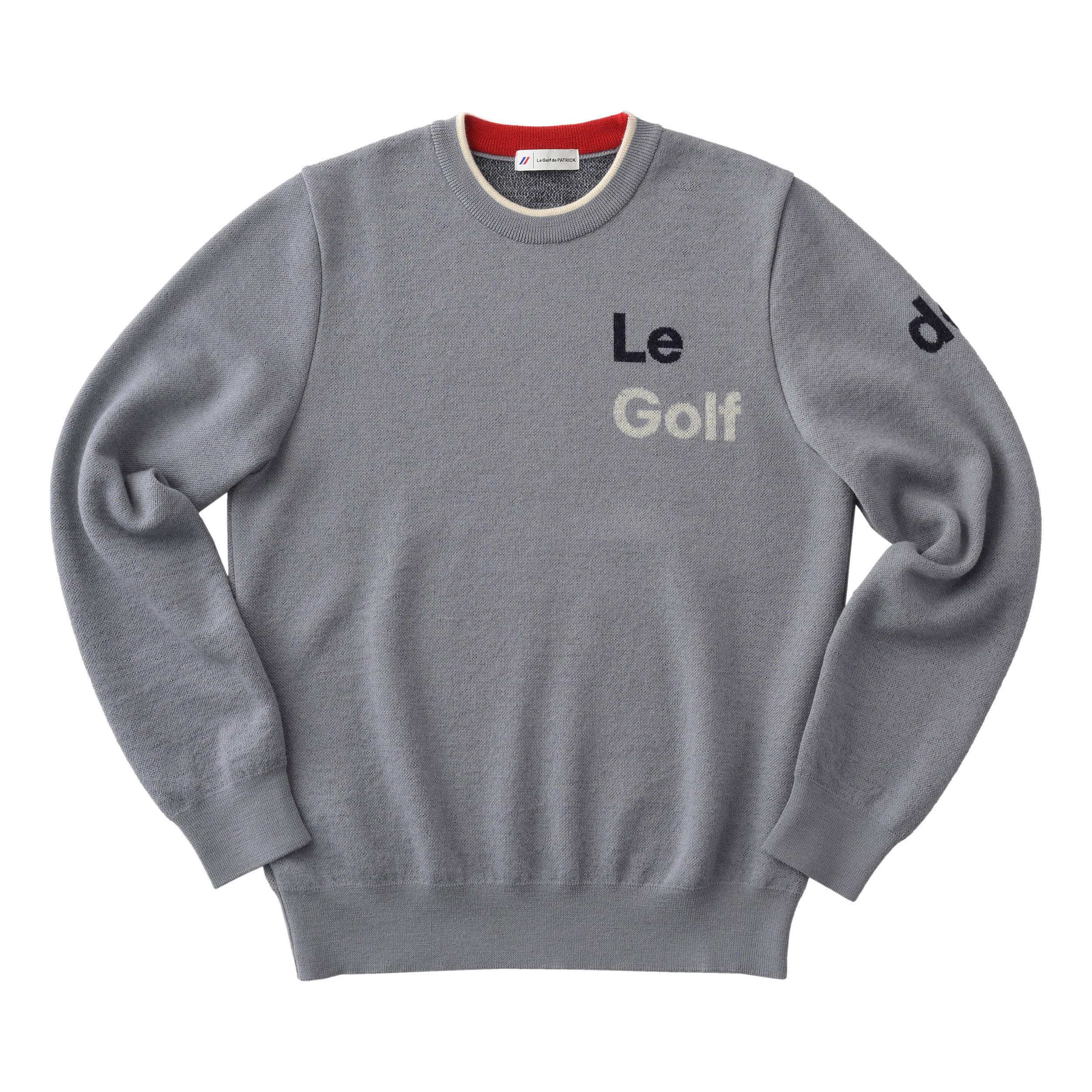 

M crew neck knit [Patrick] сірий колір