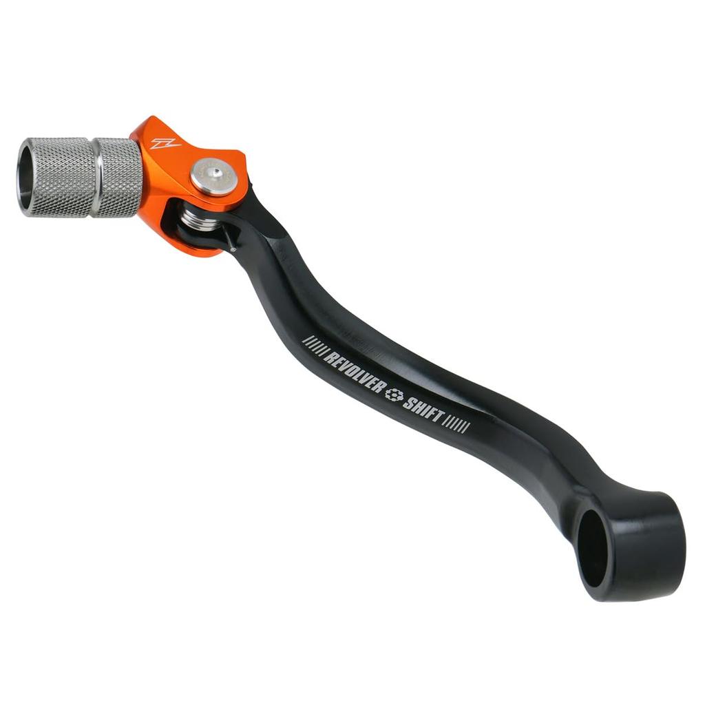 ZETA RACING Revolver Shift for KTM by Dirt Freak Lever, Orange, 250-500SX-F/EXC/XC-F/XCF-W (F6774) (formerly ZE90-3423)