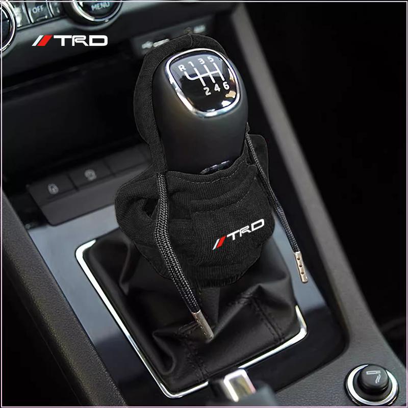 Modische Kapuzenpullover Auto Schalthebelabdeckung Kapuzenpullover Schalthebelabdeckung für Toyota GR TRD Camry Crown Auris Rav4s TRD Prius
