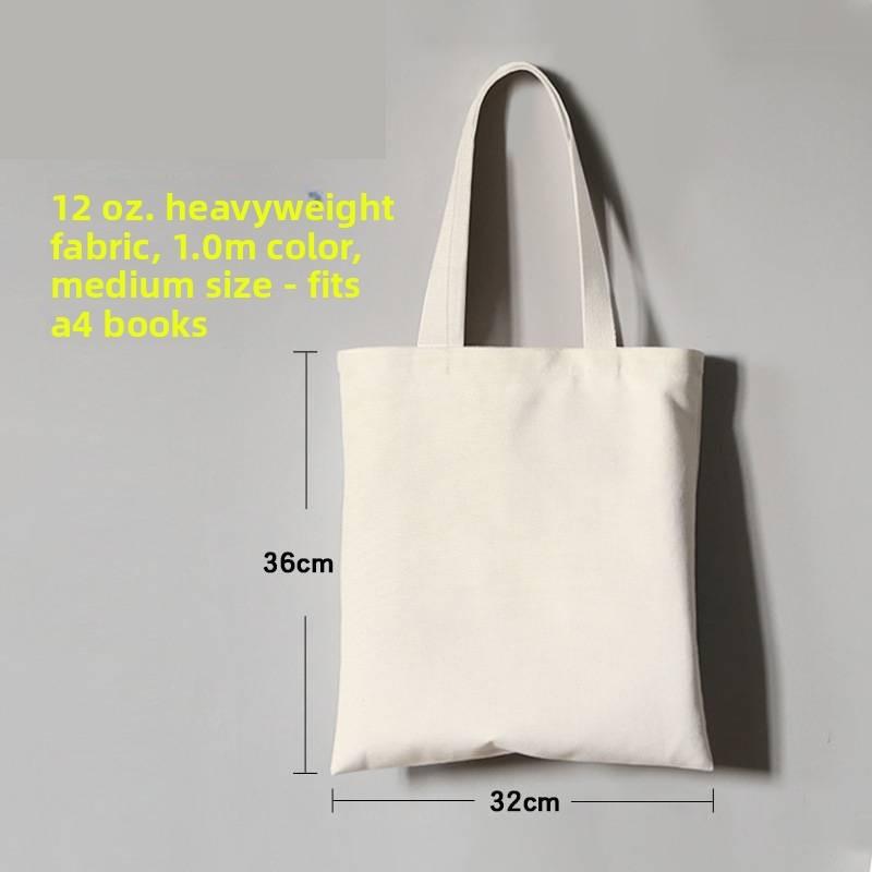 Minimalist Canvas Shoulder Bag For Daily Use With Large Capacity