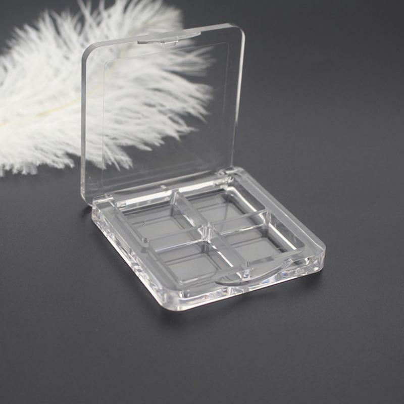 Makeup Dispensing Box Empty Highlighter Shimmer Eyes Cosmetics Palette Eyeshadow Case Blusher DIY Makeup Box Refillable Storage