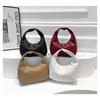 Women Classic Woven Embossed Soft Pu Leather Small Top Handle Hobo Shoulder Bag Casual Daily Handbag