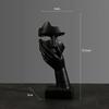 European Resin Abstract Mask Statues Miniature Collectible Figurines for Home Office Study Desktop Decoration Ornaments Gifts
