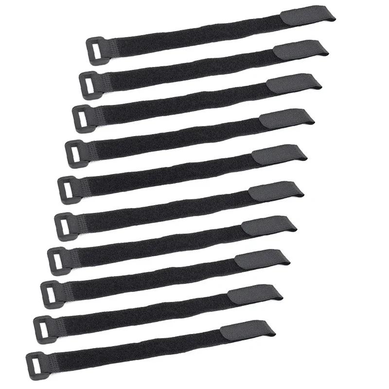 5/10 Peças Tiras de Fixação Reutilizáveis com Velcro Nylon Abraçadeiras Organizador Fixador Ajustável Tiras de Fixação de Cabos Gerenciamento de Cabos