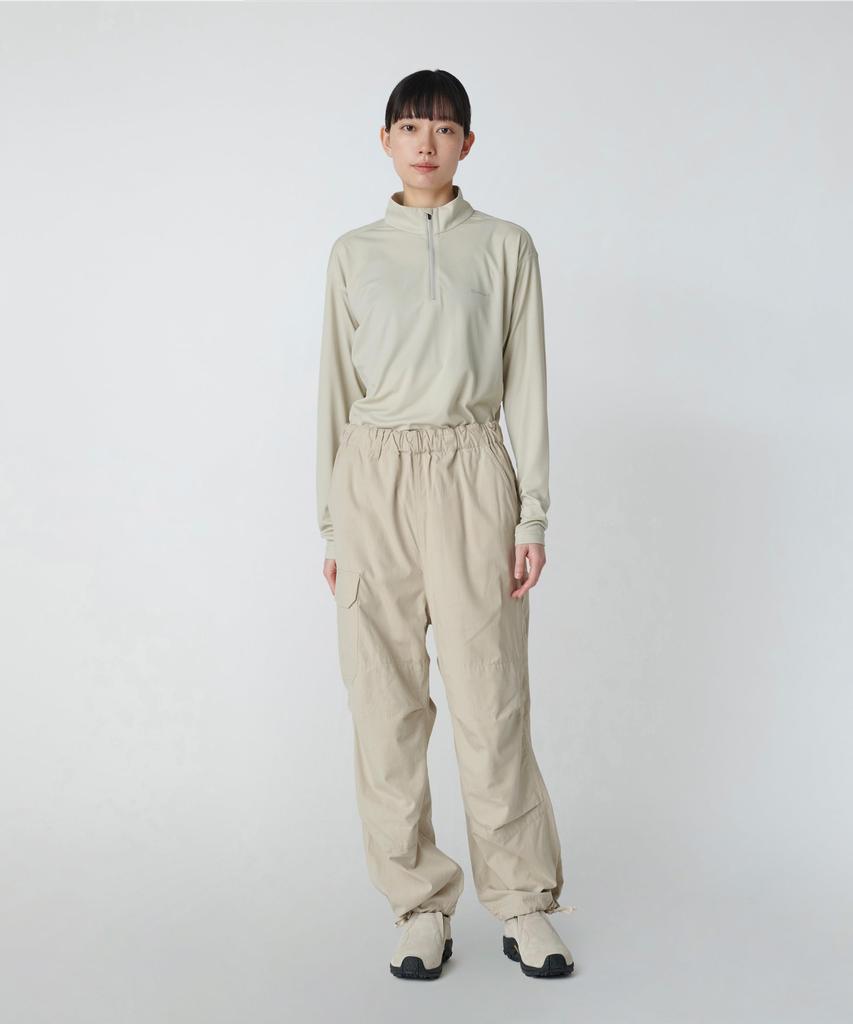 Snow Peak TAKIBI Light Ripstop Pants Size M IVORY Festival Camping Outdoor PA-25SU106