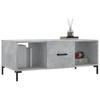  Coffee Table, Concrete Grey, 102x50x40 Cm