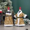 New Sequined Wine Bottle Covers Plush New Year Christmas Decoration Party Decor Dust-proof Table Decor