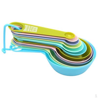 12 Pack Measuring Spoons And Cups Set, Kitchen Tools, Easy To Read, Universal, Practical