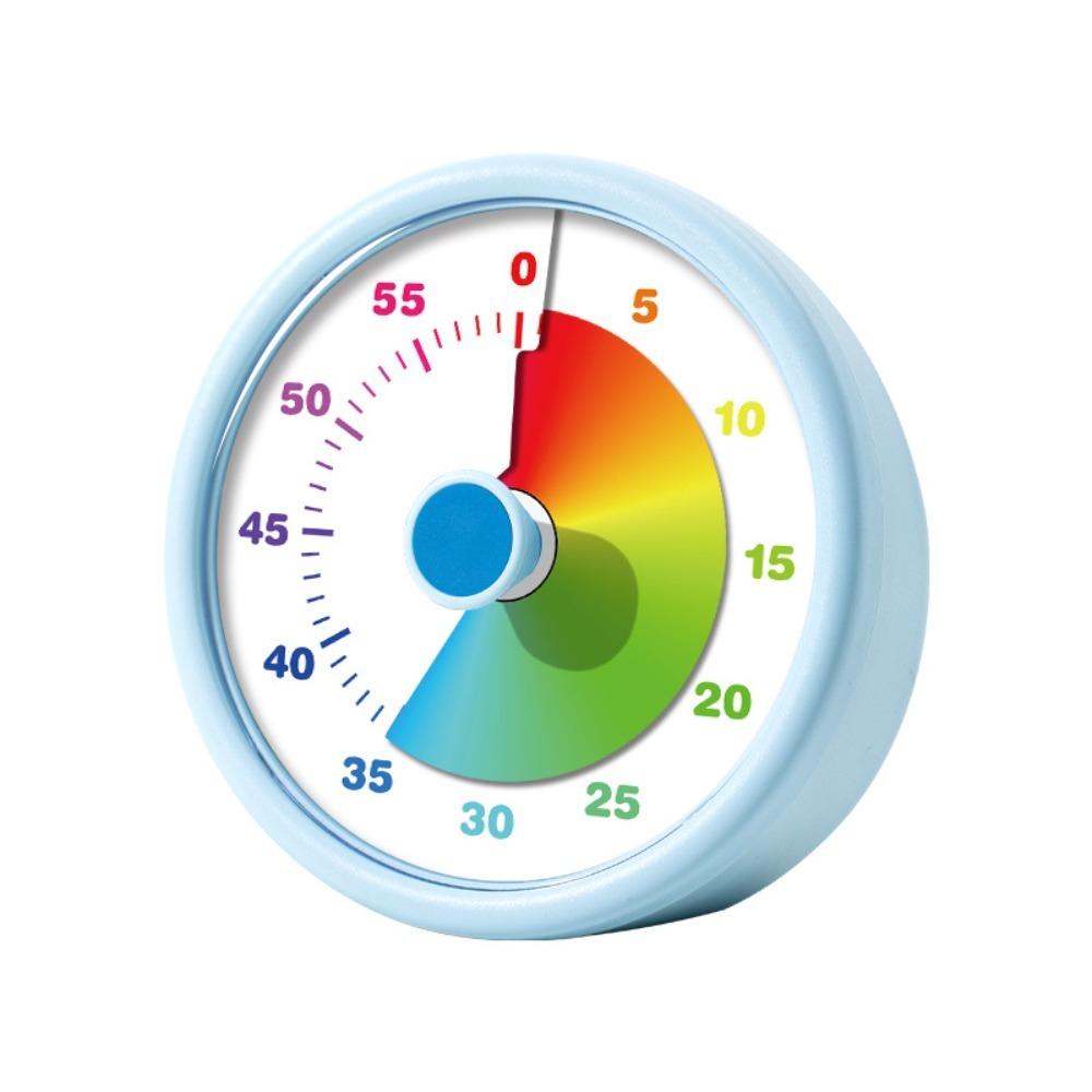 Self-discipline Visual Timer Ultra Silent Classroom Timer Kitchen Timer Kids Study Tool синий