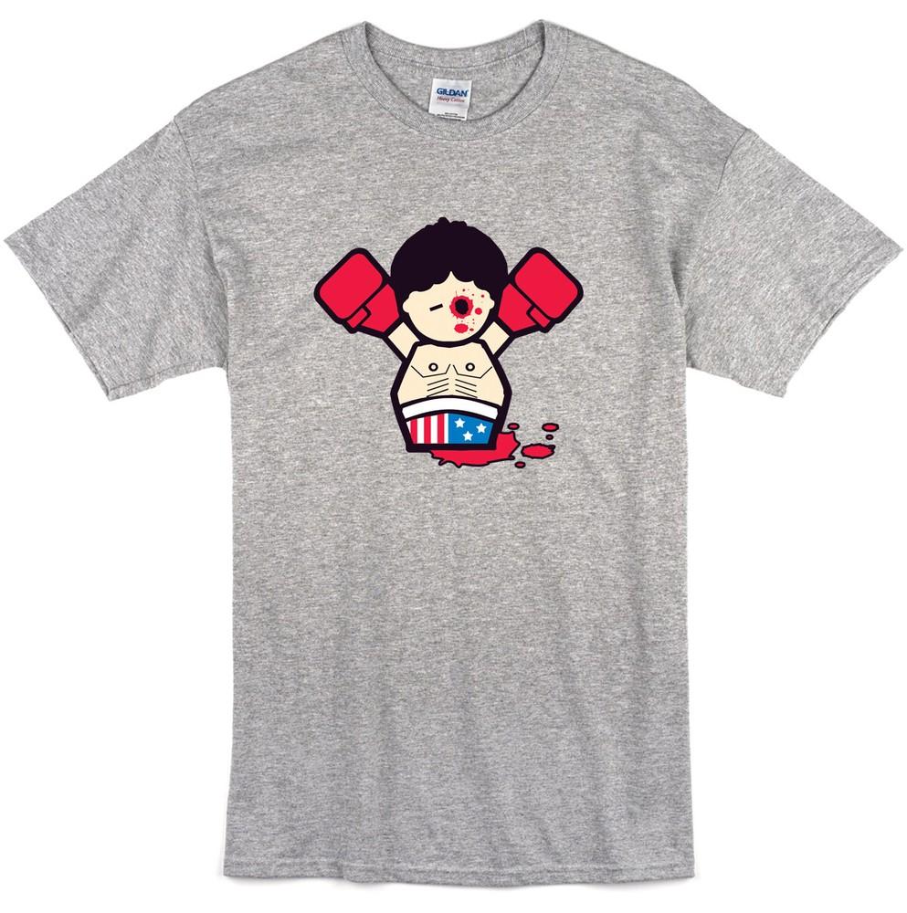 Rocky Balboa Retro Classic Film Inspired T-shirt Movie Boxing Icon Tee L