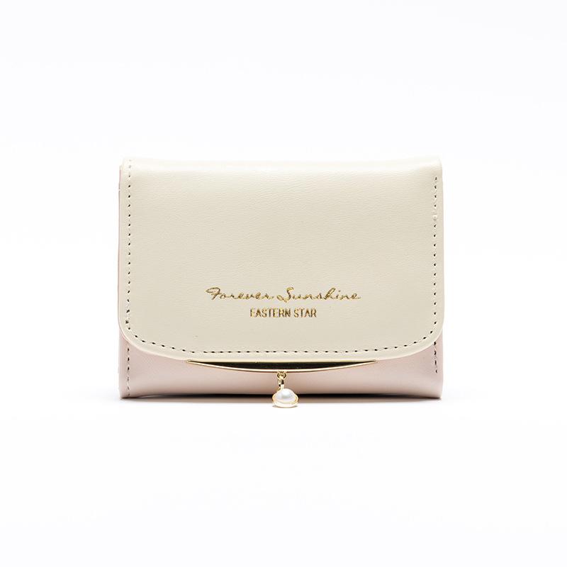 

Кошелек Женский Короткий Простой Принт Шарм Отделение для Карт Многофункциональный Кошелек WaIIet жёлтый