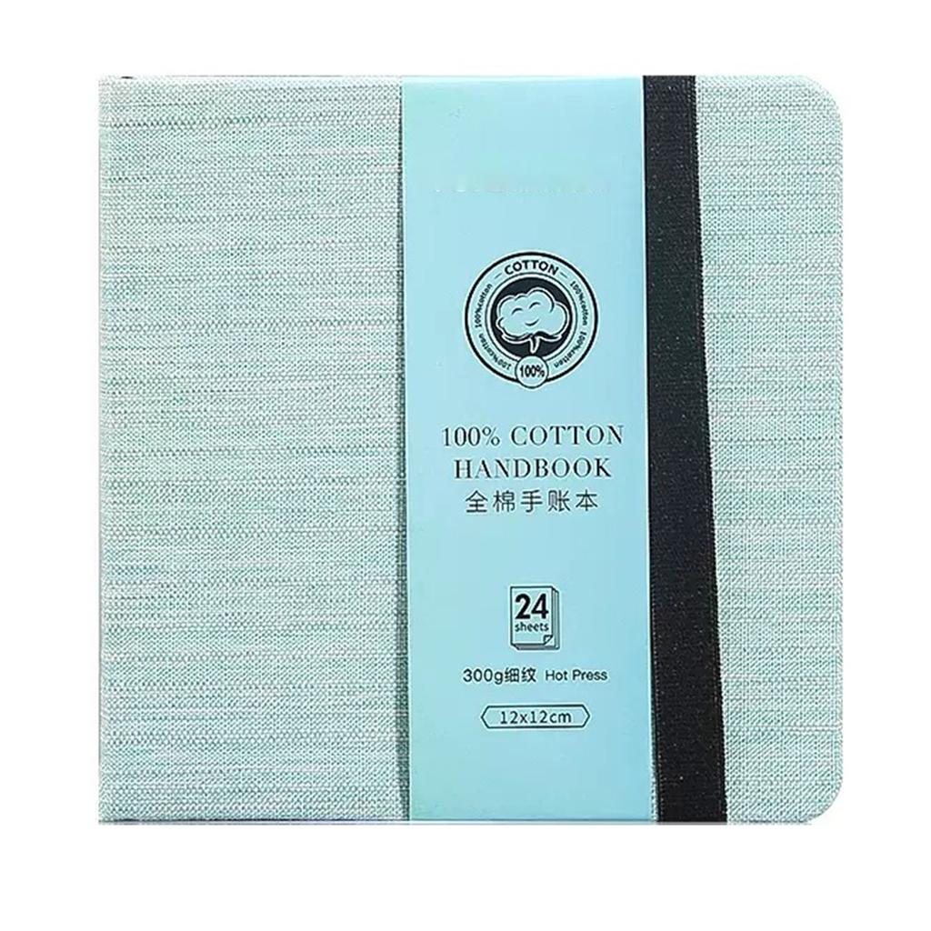 Square Watercolor Sketchbook 24 Sheets Watercolor Journal for Artists Adults Student Sketching Art Drawing 4.7x4.7Inch