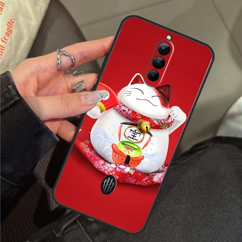 

Чехол Maneki Neko Счастливым Котом Деньги Для ZTE Nubia RedMagic 10 Pro Plus 11 9 8 8S 9S 10S Pro 5G 5S 6 7 6S 7S Pro 11 Air Red Magic 6Pro