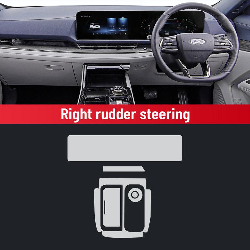 Anti-scratch Car Interior Center Console Media Dashboard Navigation TPU Protector Film For FORD TERRITORY 2024 Accessories