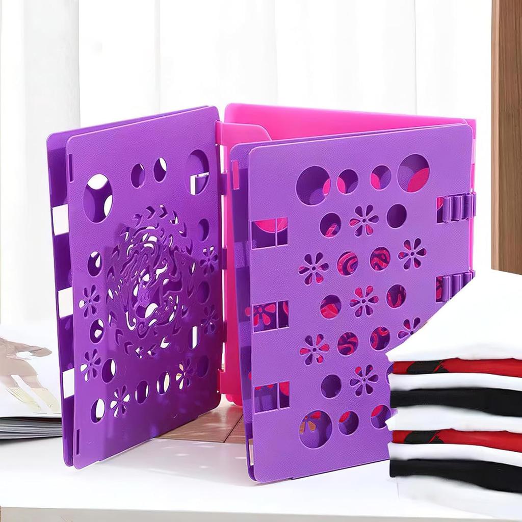 KUUJOJO T-Shirt Folding Board Durable Flip Fold Clothes Folder Save Time Easy to Fast Plastic Clothes Folding Boards for Adults