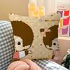Popular Logo M-Monchhichi Fashion Pillow Cover Sofa Cushion Cover Home Room Decoration Children Gift