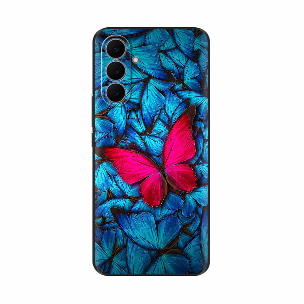 For Samsung Galaxy S25 FE Case Cute Cool Black Silicone Phone Cases For Samsung S25 FE 5G Case S25FE Back Cover Coque TPU Fundas