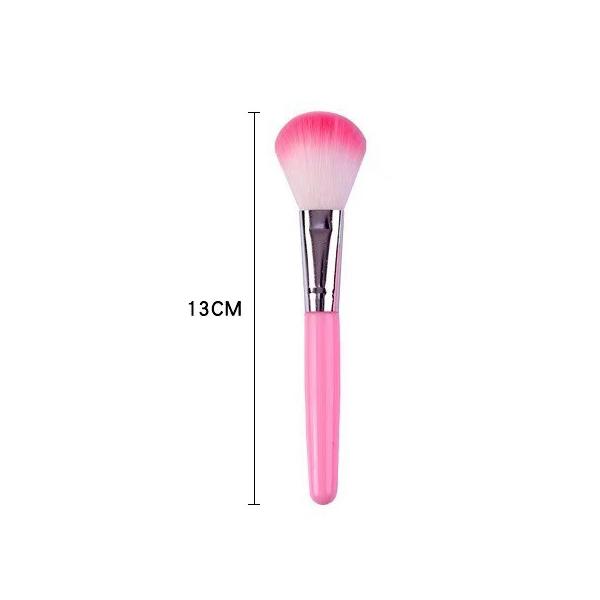 5-teiliges Make-up-Pinsel-Set, Augenbrauenpinsel, Lidschatten, loser Puderpinsel, Pudergrundierung, Rougepinsel, Lippenpinsel, Schwammstift