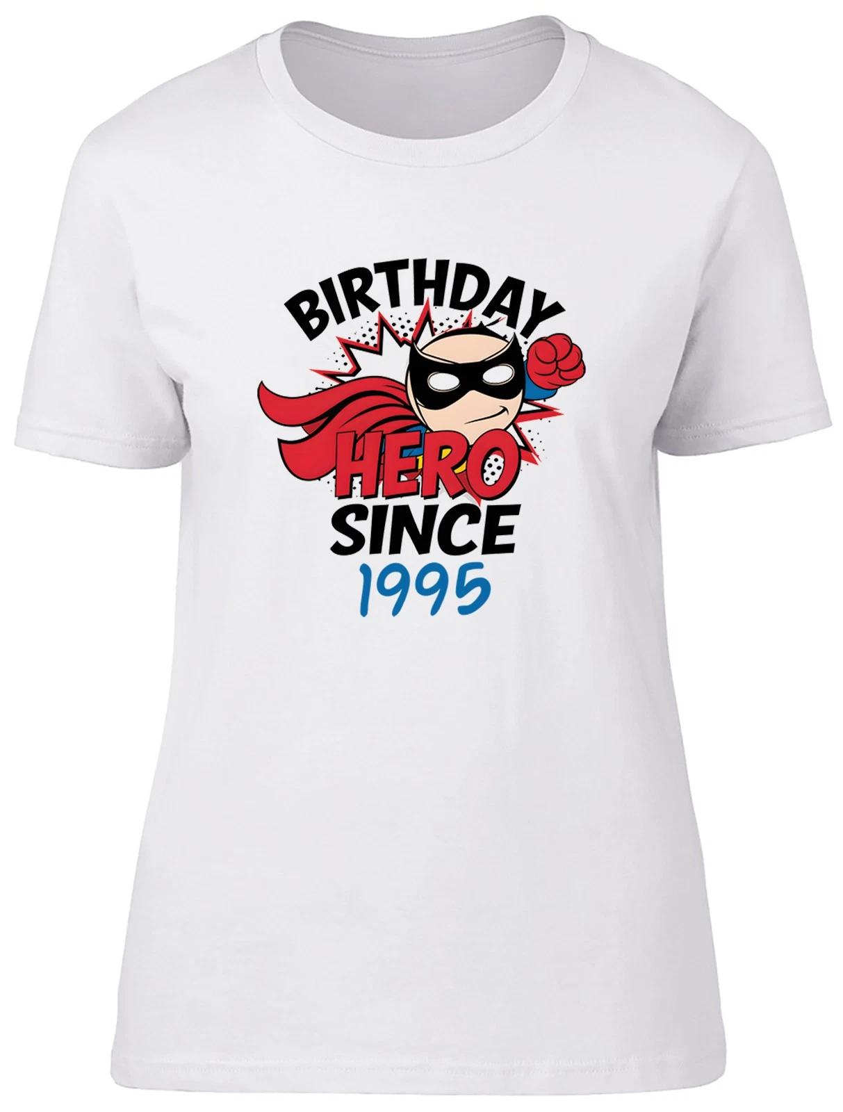Personalised Birthday Hero Since Any Year Hero Womens T-Shirt Ladies Gift XXXL