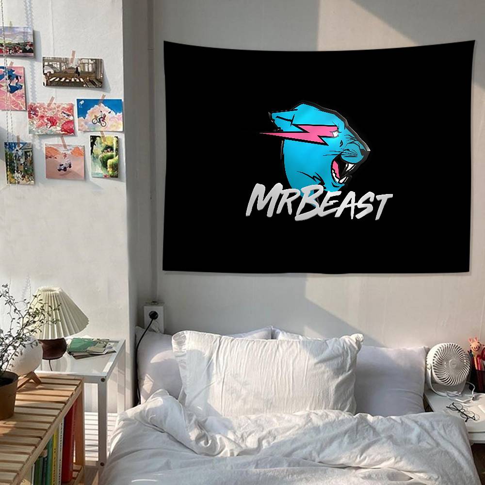Game Blogger MrBeast Hanging Bohemian Tapestry Bohemian Wall Tapestries Mandala Cheap Hippie Wall Hanging