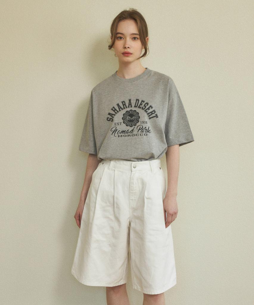 Wednesday Oasis (Unisex) Pure Cotton Sahara Semi Oversized T-Shirt (4 Colors)